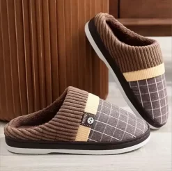 Pantoufles Confort Bicolores Carreaux -Confort Paradis S66be5697f9df40f0a86c566a1f3de4ace