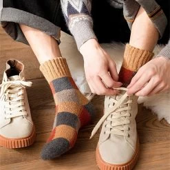 Chaussettes Chaudes Homme Carreaux Lot 5 Paires -Confort Paradis S6c757dec0df8496180a87cd6c490b97dK