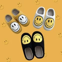 Chaussons Femmes Confortables Smiley -Confort Paradis S74c63ad11050489684c11bc098c7a385k