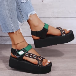 Sandales Compensées Divine [Bon Plan -20%] -Confort Paradis Sandales compensees Divine 9 1