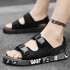 Sandales Confort Noires Clip & Go