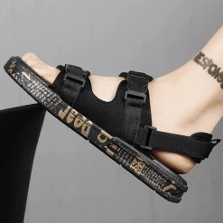 Sandales Confort Noires Clip & Go 12 Sandales Confort Noires Clip & Go -Confort Paradis Sandales confort noires Clip Go 5