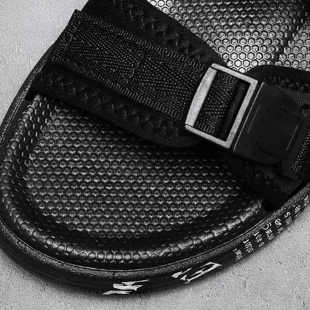 Sandales Confort Noires Clip & Go 7 Sandales Confort Noires Clip & Go – Image 7