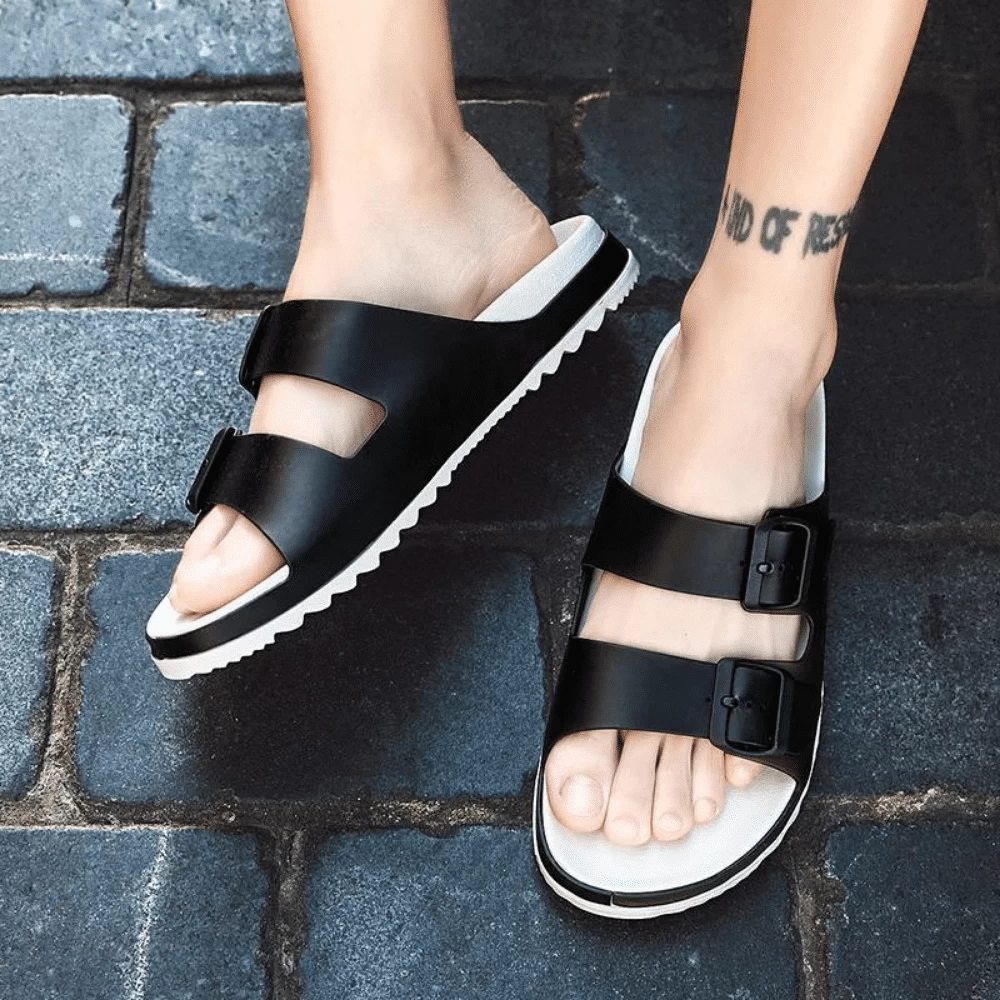 Sandales Homme Deux Bandes Colourful 2 Sandales Homme Deux Bandes Colourful – Image 2