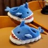 Chaussons Requin Fourrure Ouverts Enfant
