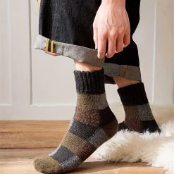Chaussettes Chaudes Homme Carreaux Lot 5 Paires -Confort Paradis Sc4d4a1528d6348a4acf1725a9a5e6917q