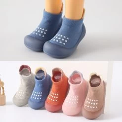 Chaussons Antidérapants Bébé Motifs Géométriques