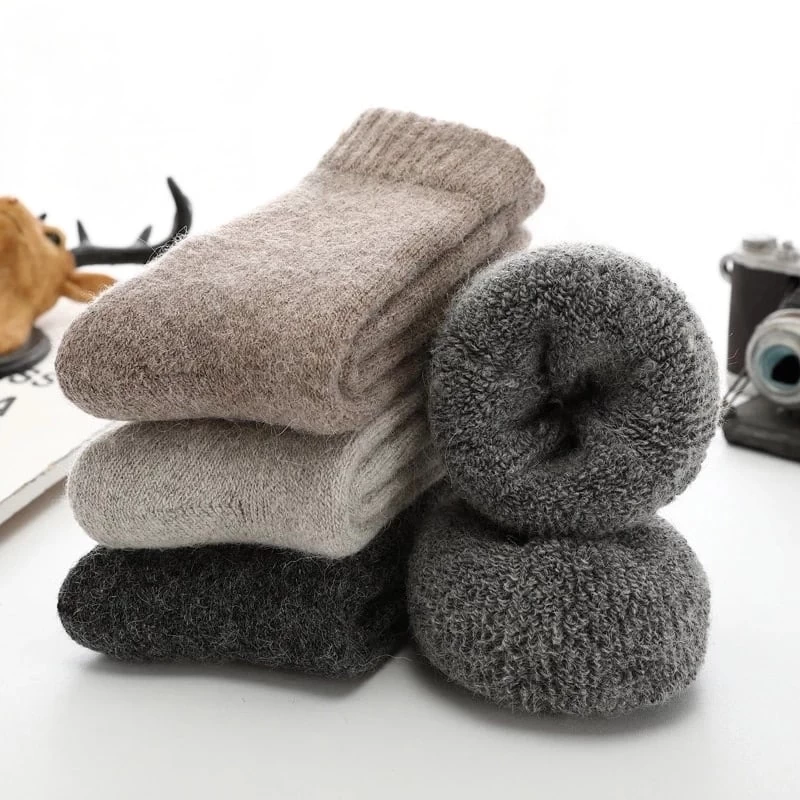 Chaussettes Chaudes Homme Unies 4 Chaussettes Chaudes Homme Unies – Image 4