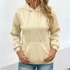 Sweat à Capuche Femme Beige Le Douillet