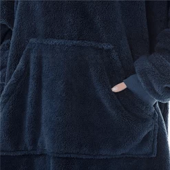 Plaid Sweat Capuche Uni -Confort Paradis Sweat plaid capuche uni 3