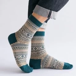 Chaussettes Chaudes Homme Motifs Pâles Lot 5 Paires -Confort Paradis d3db881a 9933 43ab 82ae 8afb94e6e56b e1691677738484