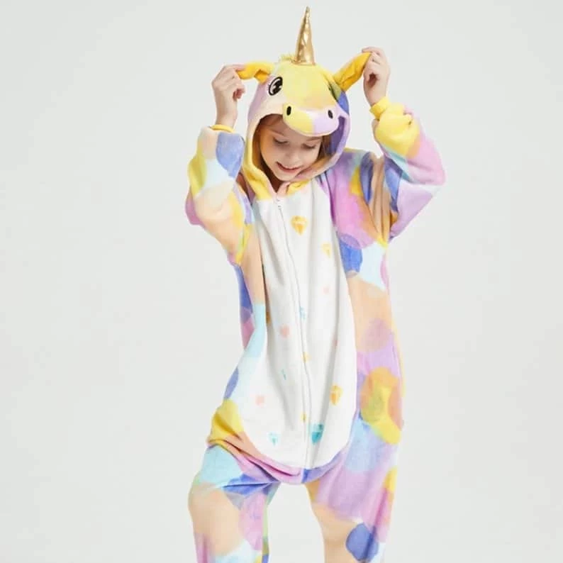 Pyjama Licorne Enfant Cercles 4 Pyjama Licorne Enfant Cercles – Image 4