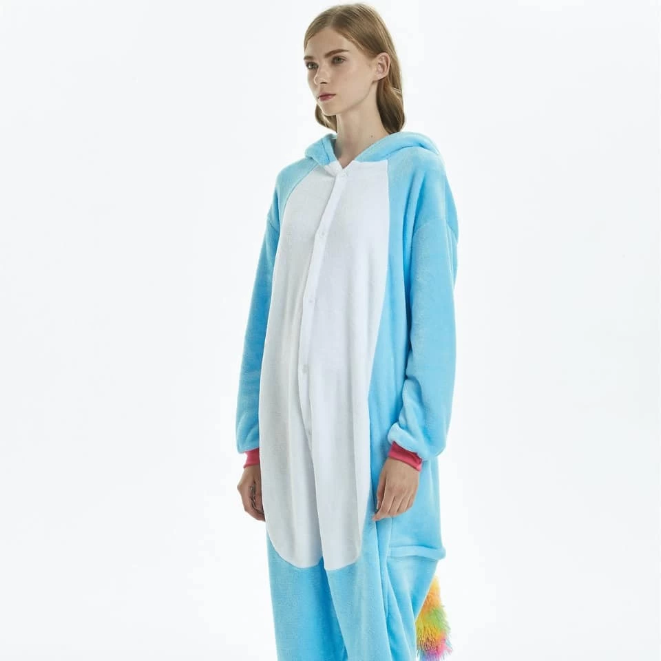 Pyjama Licorne Adulte Bleu 4 Pyjama Licorne Adulte Bleu – Image 4
